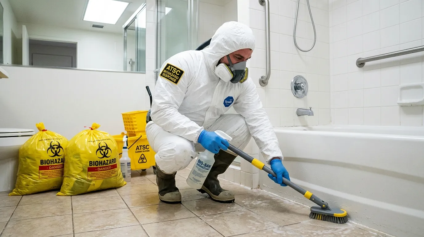 Decontamination equipment deployed for Blood Cleanup in Champion Heights